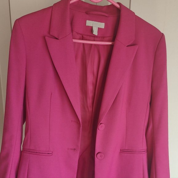 H&M Jackets & Blazers - A Fushcia Pink blazer